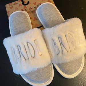 NWT Rae Dunn Bride Slippers